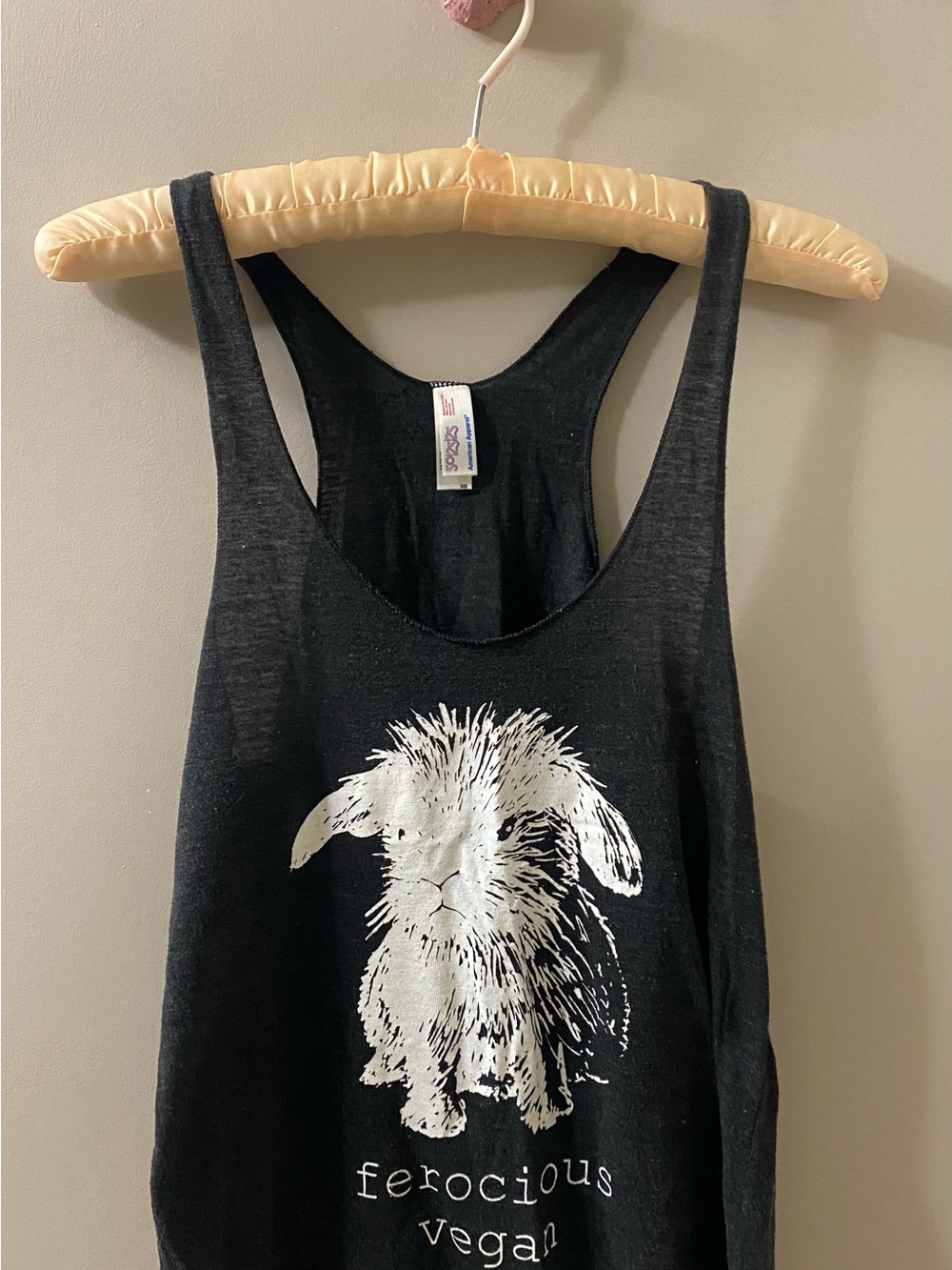 Ferocious Vegan Black Tank Top